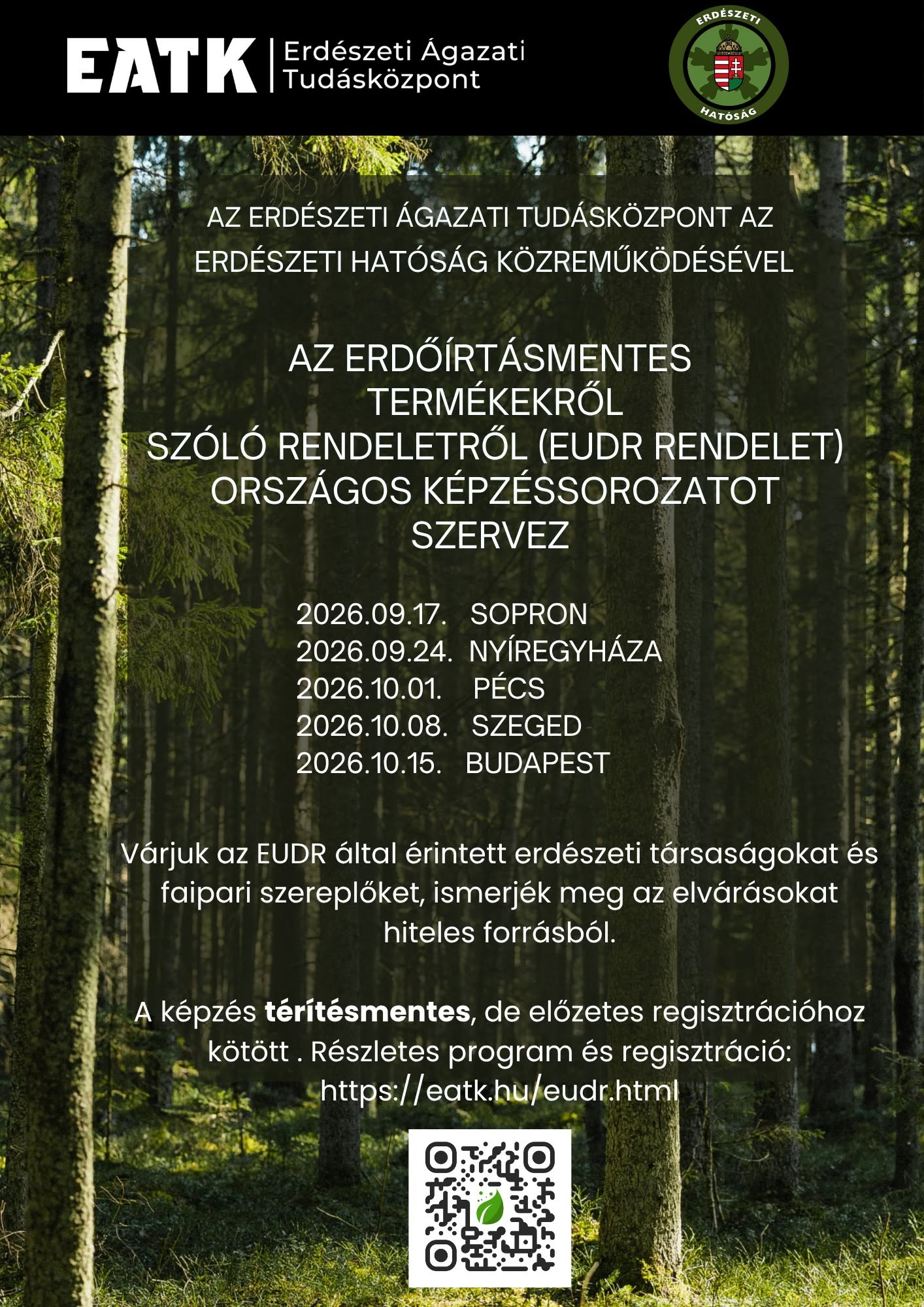 Országos EUDR képzéssorozat